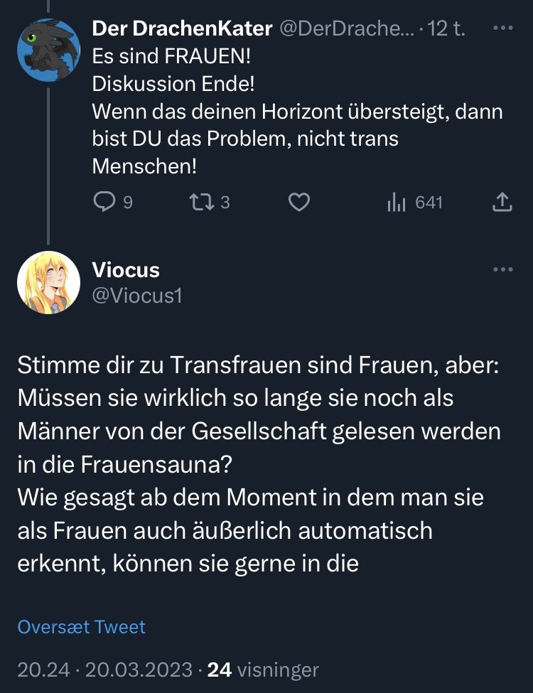 PatzwaldtPetra's tweet photo. Zwei Männer sind sich einig, wie genau das mit den Frauensaunen und Frauenschutzräumen zu handhaben ist. Weil: Frauen können/dürfen anscheinend immer noch nicht nein sagen. Männer herrklären uns so gerne die Welt!

#FrauenSagenNein
#Herrschaftstechniken
#Mansplaining
#Frauensauna https://t.co/hKzSNzb6Er