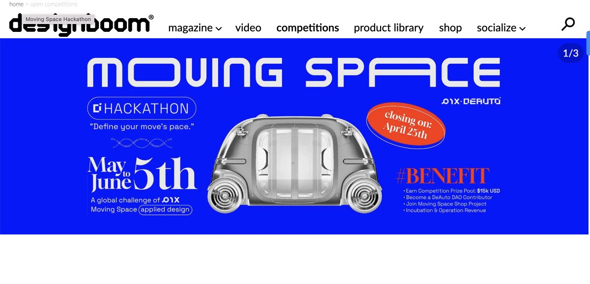 Creative minds👾
Feel free to find or register #MovingSpaceHackathon in <a href="/designboom/">designboom</a> 
designboom.com/competition/mo…
#interiordesign #Hackathon #planner
