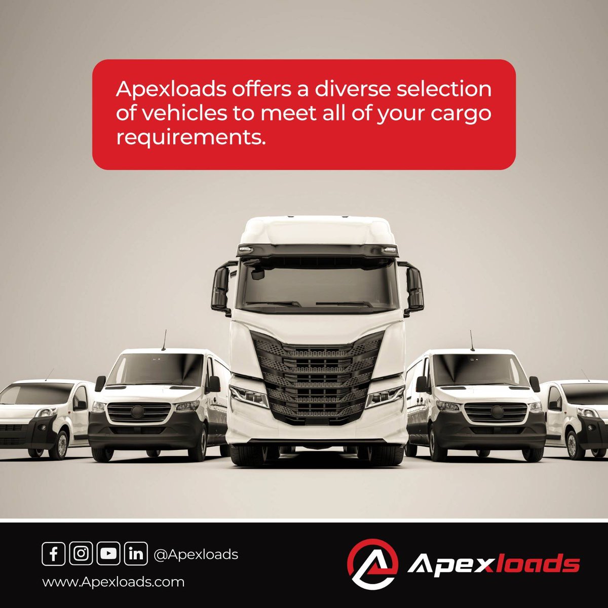 Apexloads's tweet image. With Apexloads, brokers are assured of access to an unlimited number of truckers/transporters easily. 

Visit apexloads.com to get started. 

#LoadBoards 
#SupplyChain 
#Freight 
#Logistics