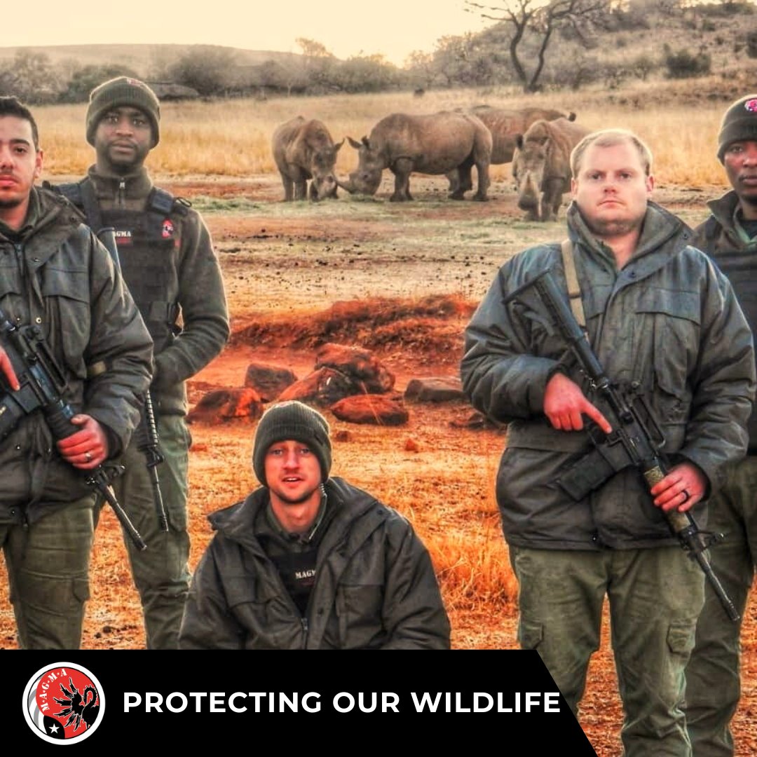 MagmaSecurity's tweet image. Protecting our most precious wildlife...🦏 Magma Security employs only the best strong, well-trained, and dedicated men and women who have passed a stringent selection process.

☎️ : +27 11 894-3076
🌐 : magmaconsultants.co.za

#rhinoprotection #rhinopoaching #savetherhino