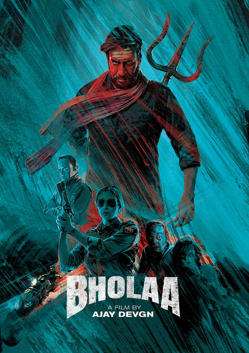 FilmUpdateOffi's tweet photo. Check out the new poster of Bholaa, new logo looks amazing, #Bholaa #BholaaIn3D #BholaaInIMAX #BholaaInIMAX3D #BholaaIn4DX #BholaaIn4DX3D #MovieUpdateOfficial @ADFFilms @TSeries @ajaydevgn @FilmUpdateOffi https://t.co/PlXRYWHqwe