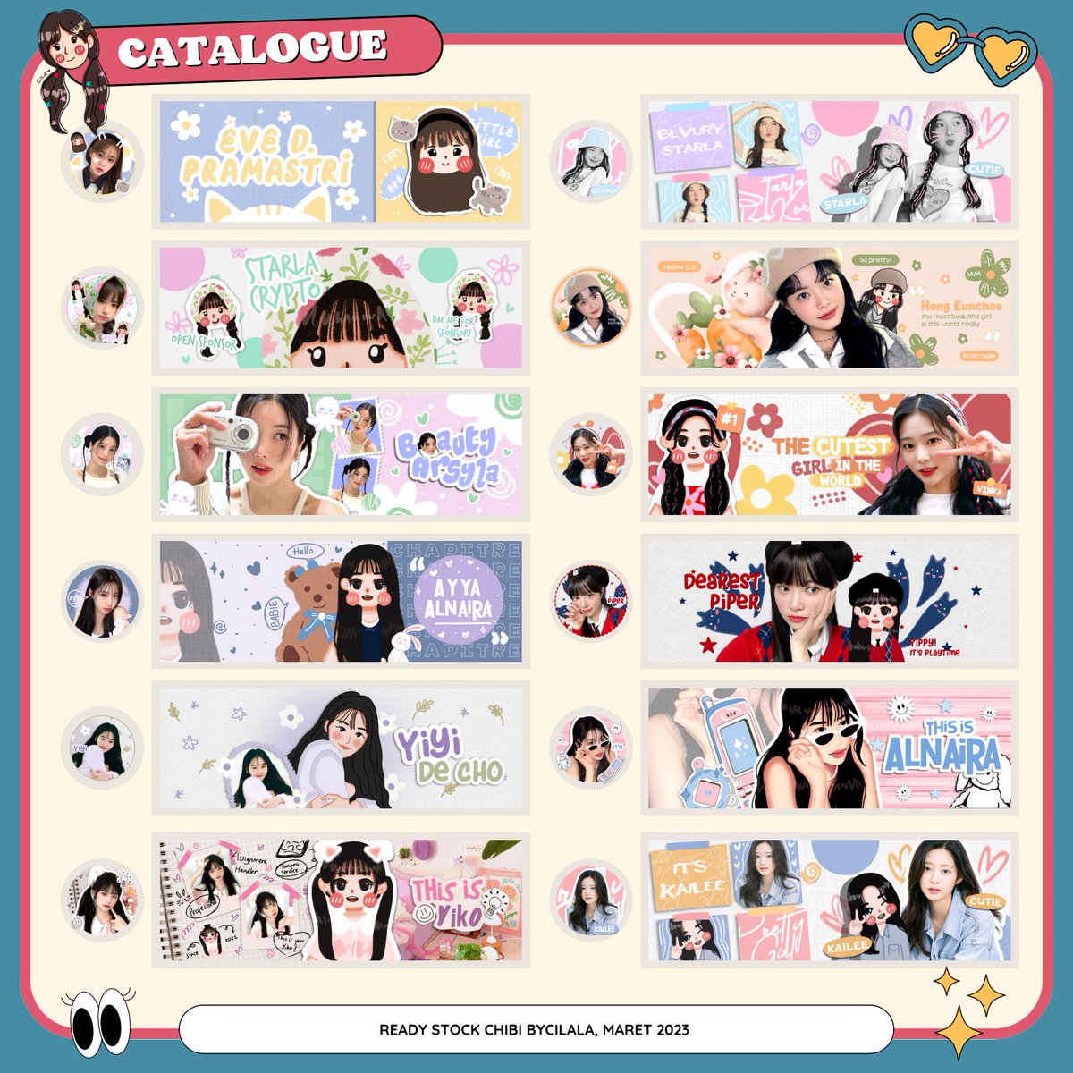 bycilala's tweet photo. Help RT guys, thank you💐 

Halo! Cila akan kembali open order layout by req nih, Rabu, 22 Maret 2023 pukul 19.30 WIB

Cila open dengan no max order dan no max slot. Cila close kalo udah dirasa cukup. Jadi jangan lupa jajan guys, ini santai kokkk >< 🌷

#zonauang #zonaba https://t.co/y81H3Qykhf