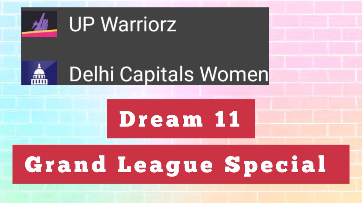 instantfantasyy's tweet image. 7 P.M ⏰
youtu.be/wbCkqpHBPtQ


#WPL #WPL2023 #WPLPLAYOFFS #Fantasycricket #t20 #IPL2023
#UPvsDC #UPwVsDCw #dream11 #FantasyFootball #t20