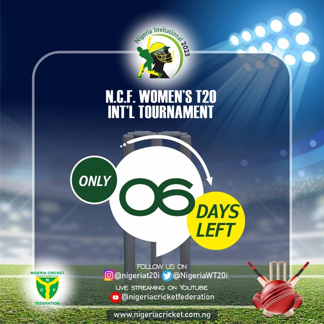 Only 6 days left! The stage is set for a thrilling encounter.

Countdown with us #6daystogo 

#NigeriaWT20i