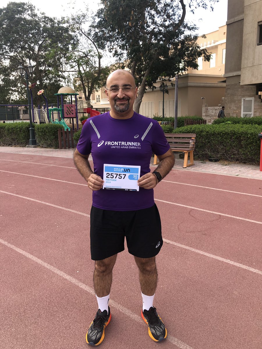 Completed my pledge of 30 Kilometers of #Running to support the #WorldWaterRun and one of my heroes @minaguli , who has been doing amazing work to raise awareness on #Water #Sustainability with her #RunBlue campaign #runningforacause @PinkTaxiRunner @WWFLeadWater