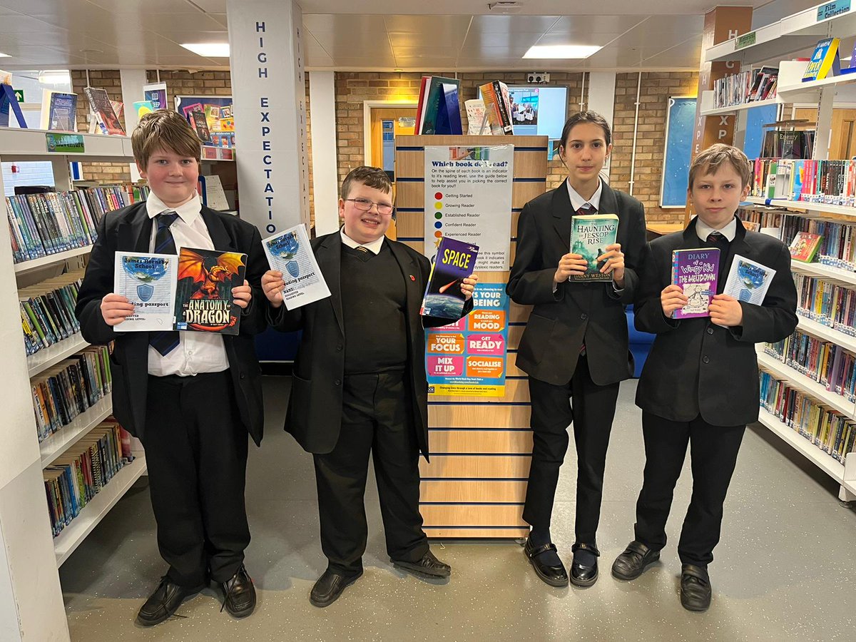 In their #Year7 #Library lessons, students have been using their #Reading passports to find exciting new #Books to read... and then being #Rewarded for it!

#JamesHornsby #Read #EssexYearOfReading #JamesHornsbyReads #JamesHornsbyFamily #Literacy #Laindon #Zenith