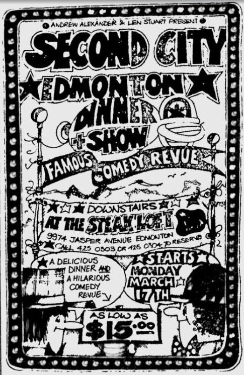 March 21, 1980 and Second City Comes To Vintage Edmonton: 
vintageedmonton.com/2023/03/march-…
#yeg #yeghistory #yegheritage 
#SCTV #SecondCity