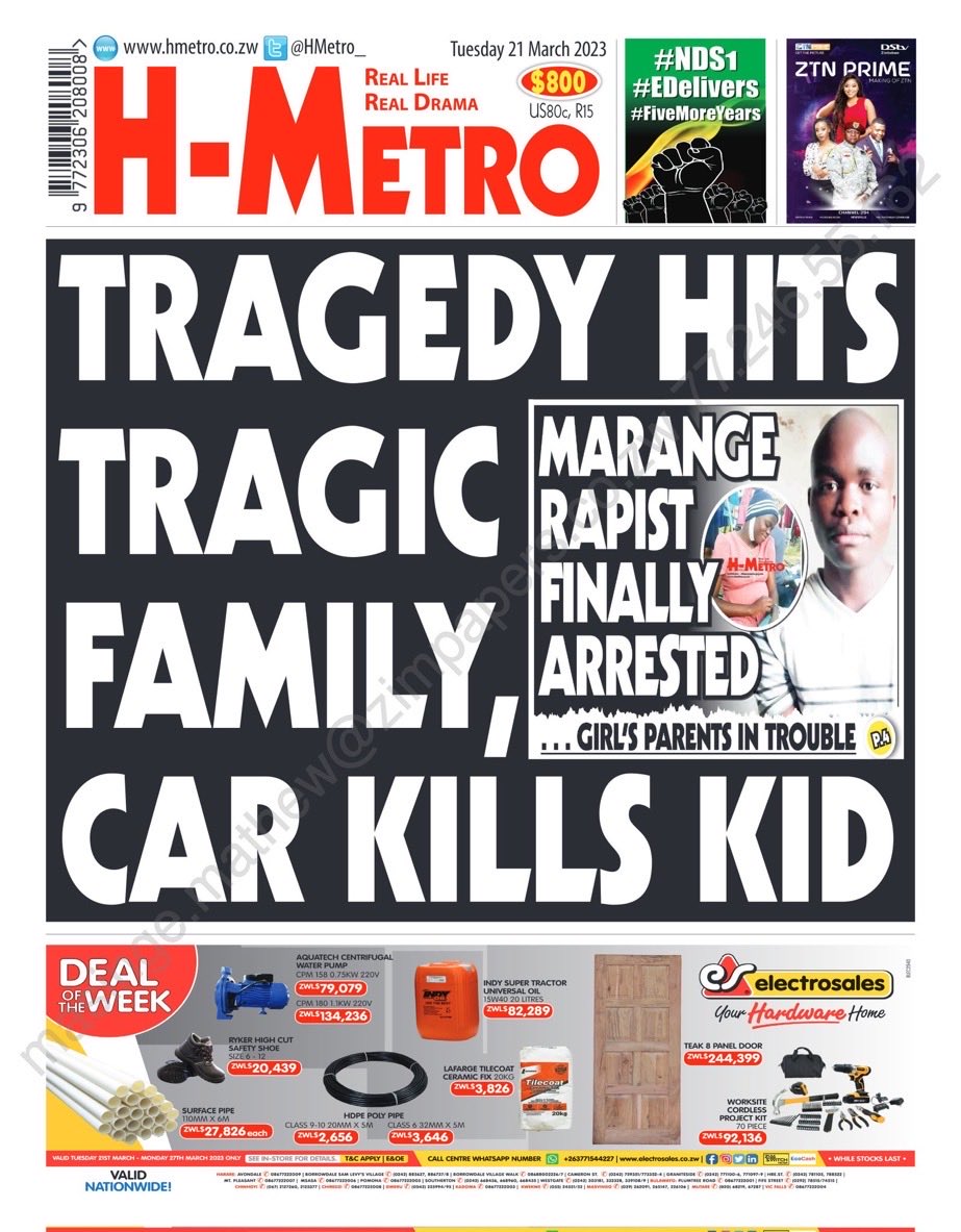 Sharuko On Saturday on Twitter "Our front and back pages today, buy a