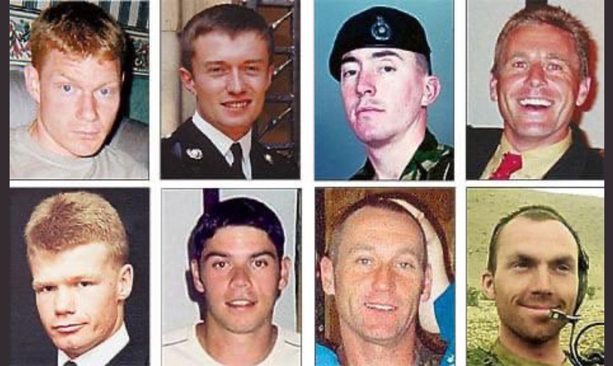 KeyserSosse's tweet photo. 21st March, 2003

8 personnel from 3 Commando Brigade were killed alongside 4 US aircrew when their helicopter crashed south of the Kuwaiti border due to mechanical failure

They were Britain's first fatalities of Operation TELIC

Lest we Forget these brave men 🏴󠁧󠁢󠁥󠁮󠁧󠁿🏴󠁧󠁢󠁷󠁬󠁳󠁿 🇿🇦 🇬🇧 https://t.co/DjkZ4CNpH6