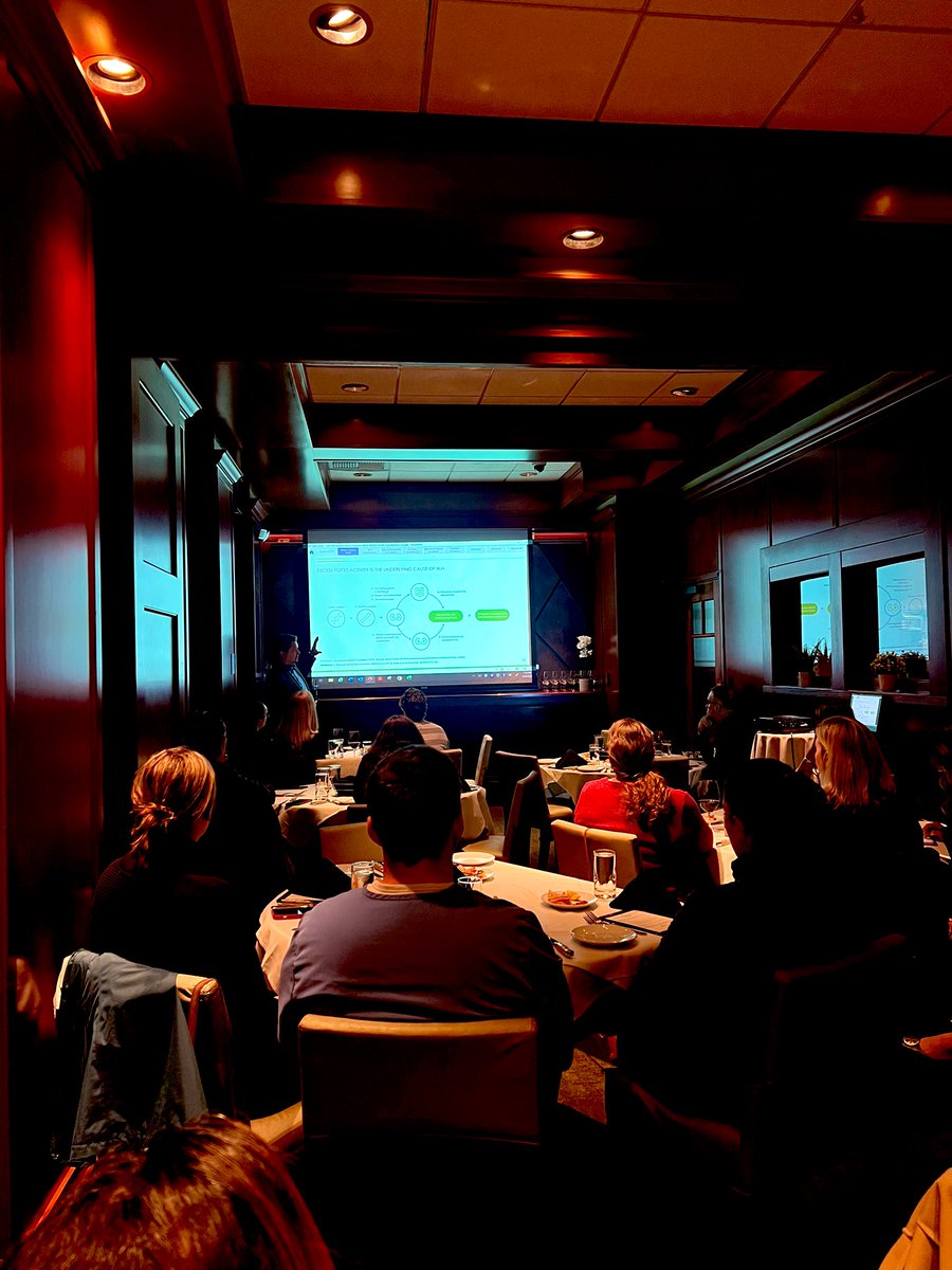 SDSocietyofPAs's tweet photo. #SDSPA March Dinner Meeting @Flemings! Thank you to Colette Kelso from Ultragenyx and PA Cory Davison for speaking on X-Linked Hypophosphatemia! #PA #SanDiego https://t.co/gm7XAlqmK5