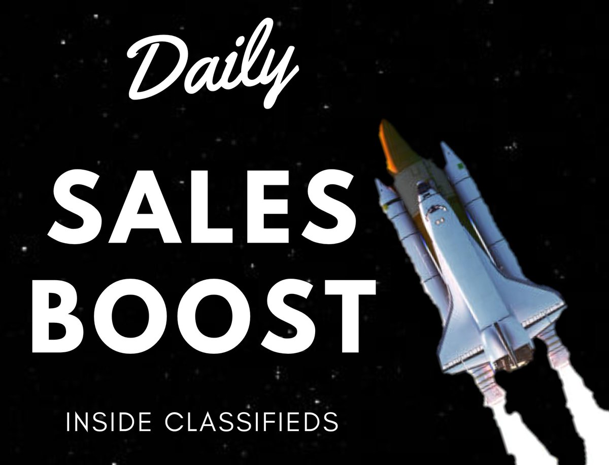 Your potential new customers will first look online to find a local service or product

Increase your business' online visibility with us today. DM us for more details...

Or click on link below to post your advert at zero cost😉
#advertising
#classifieds