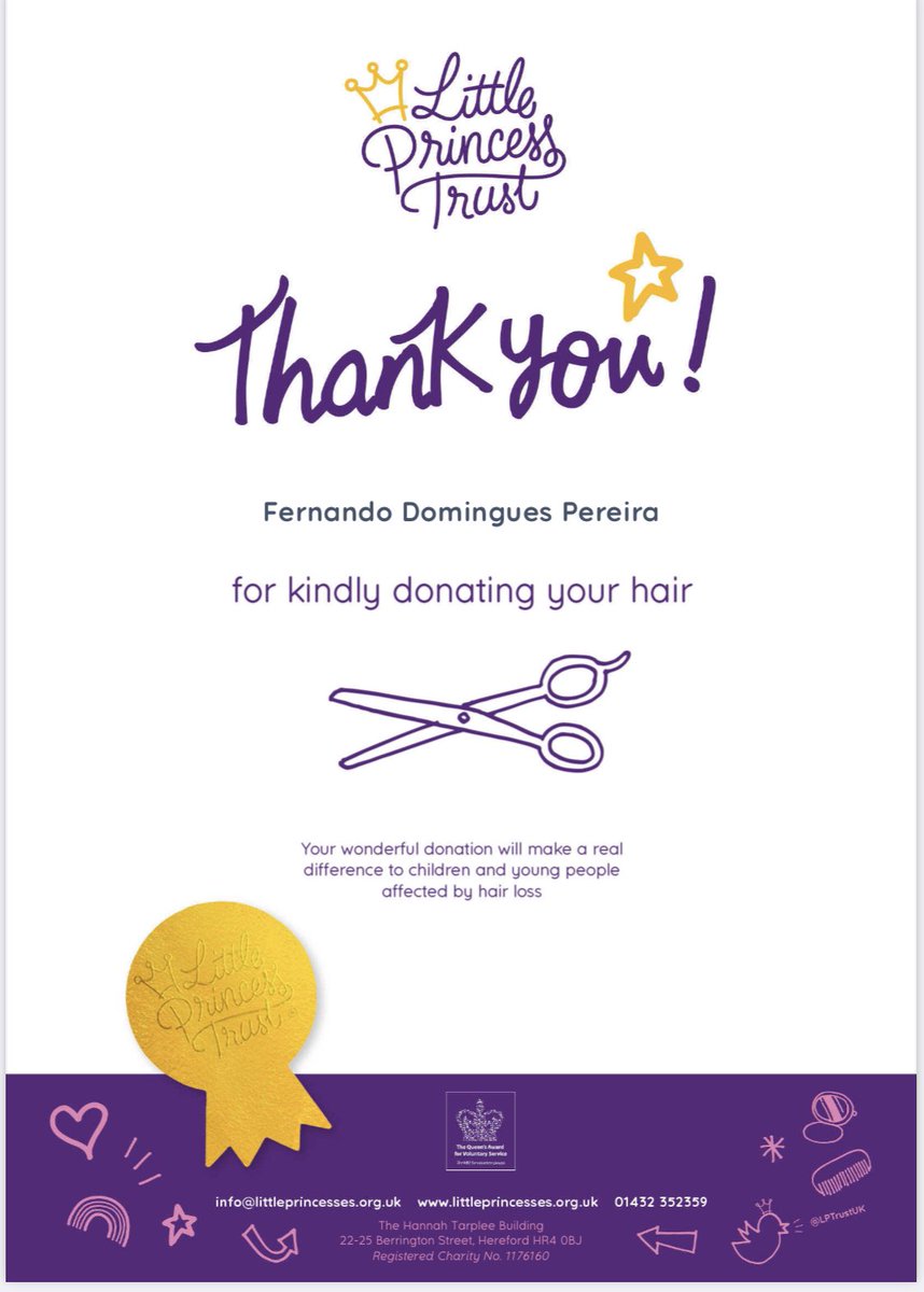 LodgeofWarwick8011 (@lodgeofwarwick) on Twitter photo Very well done to our WM <a href="/bermuda82/">Fernando Domingues</a> for donating his hair once again to <a href="/LPTrustUK/">Little Princess Trust</a> , and with the help of <a href="/WarksFreemasons/">Warwickshire Freemasons</a> , he’s raised £1576 also gone to the charity! <a href="/UGLE_GrandLodge/">United Grand Lodge of England</a> <a href="/WarksCharity/">Warwickshire Masonic Charity</a> <a href="/Masonic_Charity/">Masonic Charitable Foundation</a> Very well done to our WM <a href="/bermuda82/">Fernando Domingues</a> for donating his hair once again to <a href="/LPTrustUK/">Little Princess Trust</a> , and with the help of <a href="/WarksFreemasons/">Warwickshire Freemasons</a> , he’s raised £1576 also gone to the charity! <a href="/UGLE_GrandLodge/">United Grand Lodge of England</a> <a href="/WarksCharity/">Warwickshire Masonic Charity</a> <a href="/Masonic_Charity/">Masonic Charitable Foundation</a>