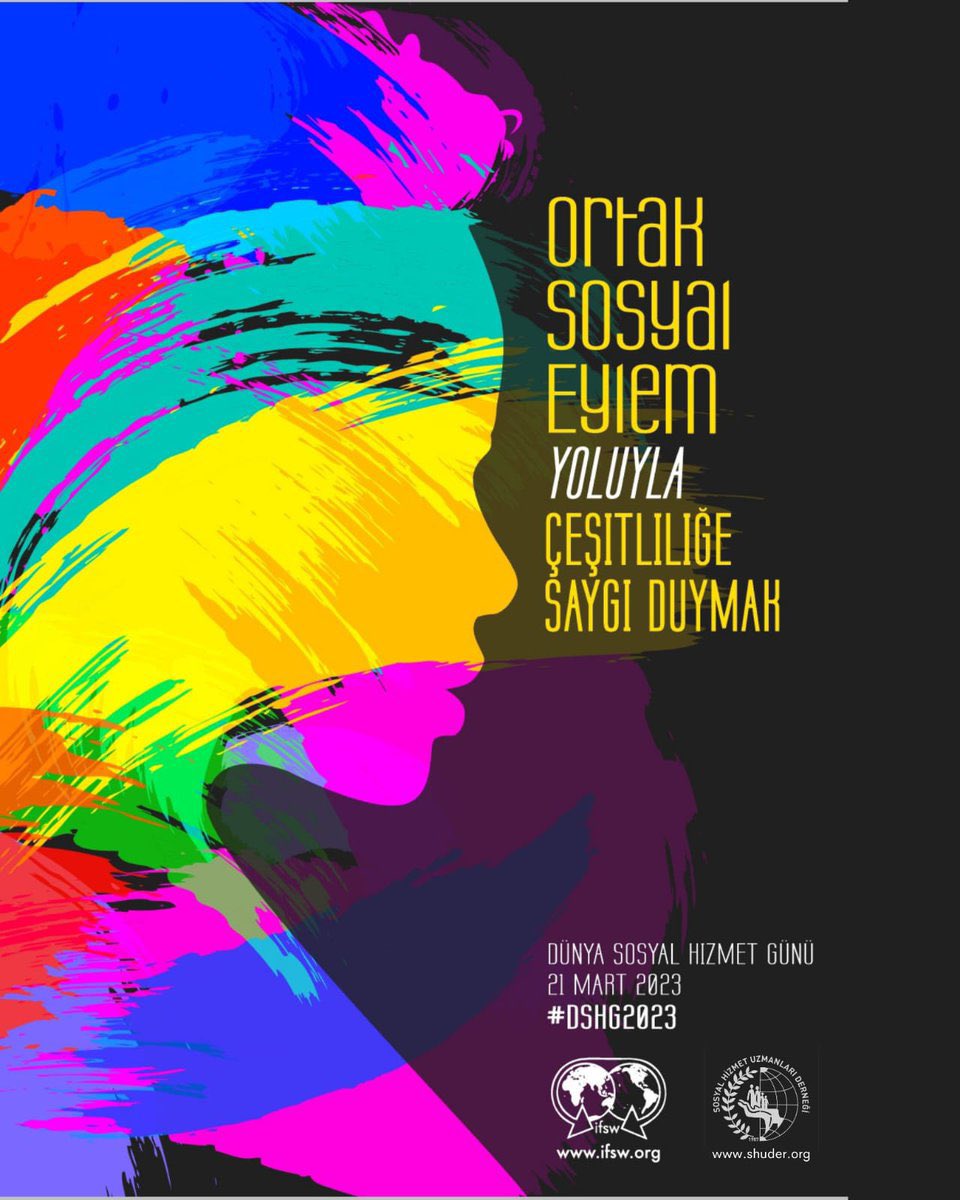 virginiasatir's tweet photo. Farklılıklarımızla biraradayız. Meslektaş destegi bugün her günden daha değerli!#dunyasosyalhizmetuzmanlarıgunu müz kutlu olsun 👏
#worldsocialworkday
#socialworker
#sosyalhizmetuzmanı https://t.co/REbTLNkIVx
