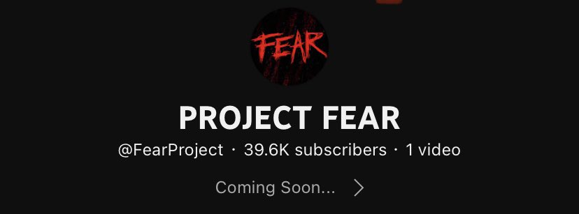 Alex_Schroeder4's tweet photo. Let’s get to 50k subs by the end of the week!! #ProjectFear 👻 SHARE AND SUBSCRIBE 🙏🏼 https://t.co/Oms8HNczJG https://t.co/02KZGiUgQr
