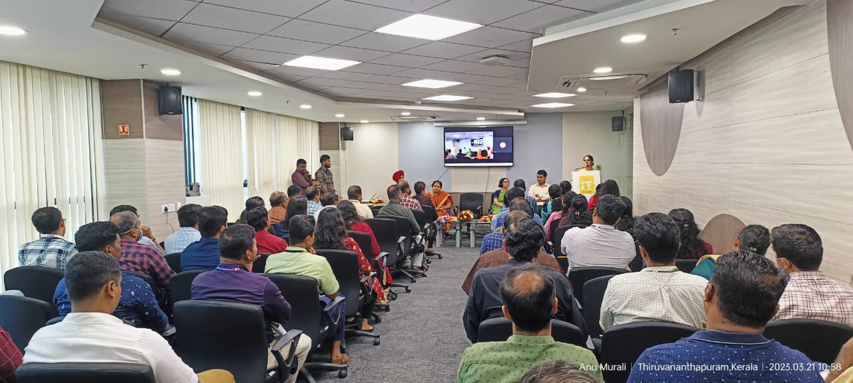 keralaitmission's tweet photo. KSITM Director Smt. Anu Kumai IAS inaugurated the workshop in the presence of officials from NeGD and NIC, Govt.Of India.
#ksitm #anukumariias #negd #goi #nic https://t.co/o78cO5Ujr8