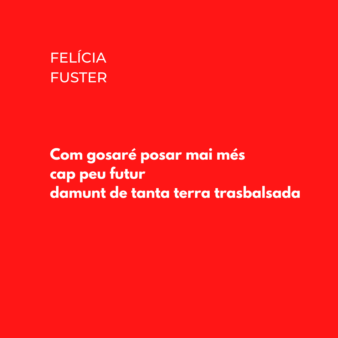 Poetria_cat's tweet photo. Celebrem el Dia Mundial de la Poesia amb uns versos de #feliciafuster: els hem trobat a l'Obra poètica que va editar @Ed_proa el 2010, a cura de @LluisaJulia. 

#poesia #poesiaencatalà #poesiacatalana #donespoetes #DMP #DMP23 #worldpoetryday @FusterFelicia @FeliciaFuster https://t.co/Kh1XLZsr7p