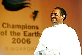 I'm very sad to learn the death of renowned scientist and environmentalist Tewolde Gebregziabher (PhD). He was, in deed, a national treasure. He was key figure who spent his entire life for for bodiversity and biosafety. He received the "Champions of the Earth" award in 2006.
RIP