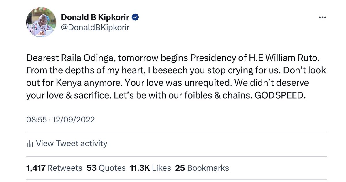 Donald B Kipkorir tweet media