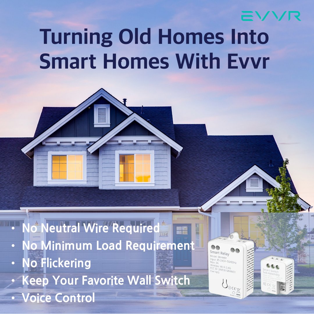 evvrautomation's tweet image. Since earlier switches operate without the neutral in old houses, installing smart switches that require a neutral wire is very troublesome. You may even need to re-route the wiring. #smarthometechnology #smarthomesystem #smartlighting #homekit #apple #zigbee #homeautomation