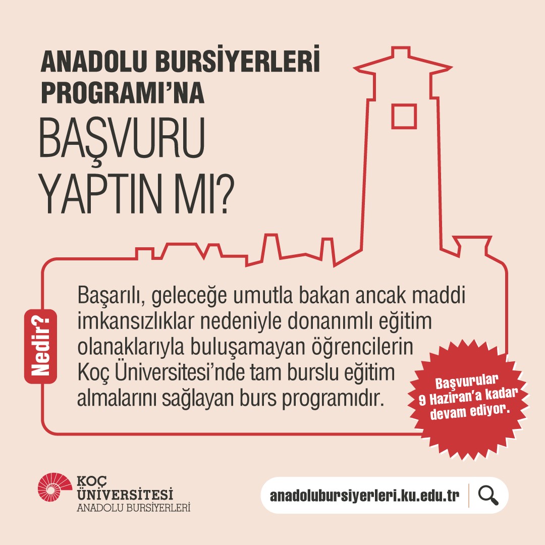 Anadolu Bursiyerleri Programı'na başvuru yaptın mı?