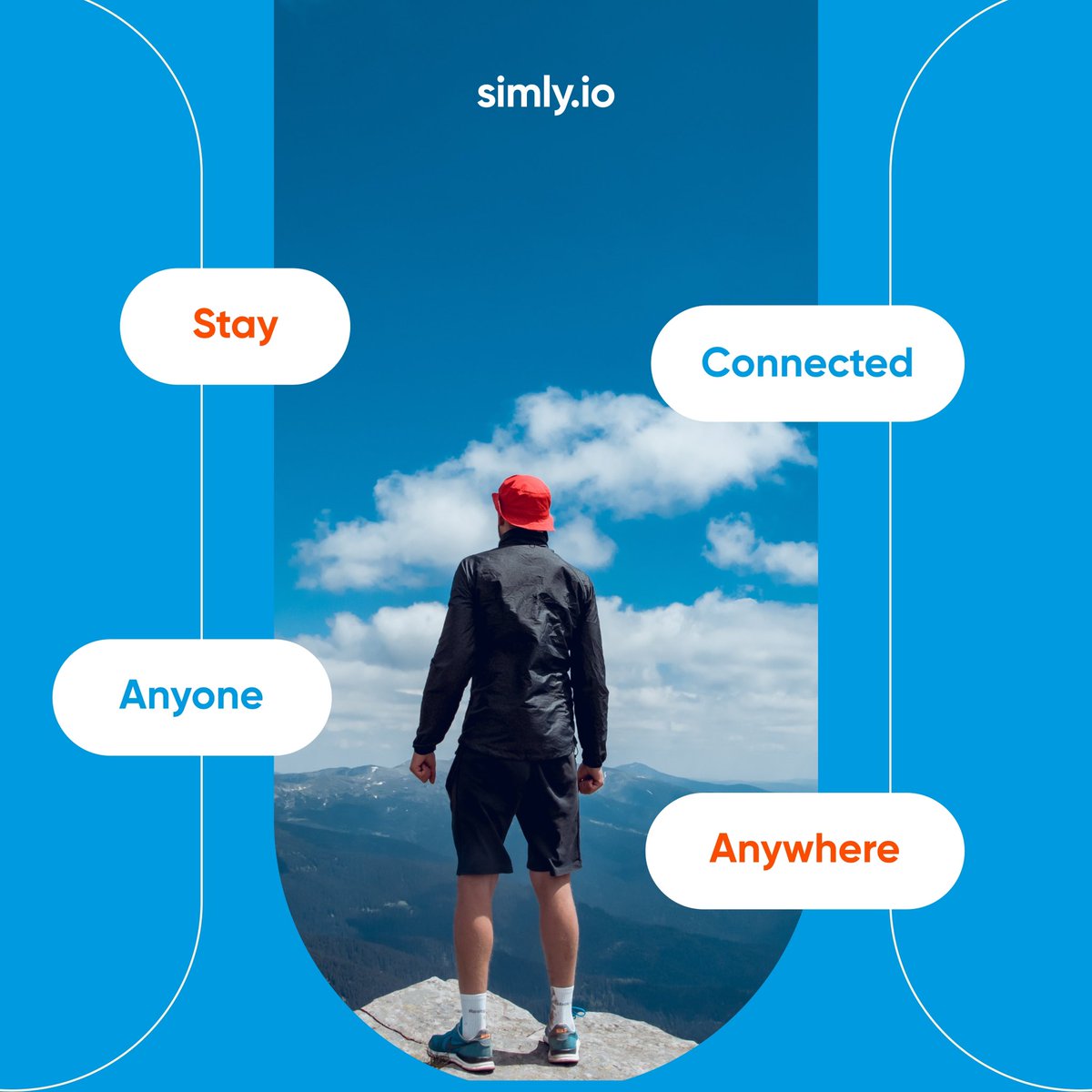 Connected anywhere, anytime 🌍 
#simly #simlyapp #stayconnected #esim