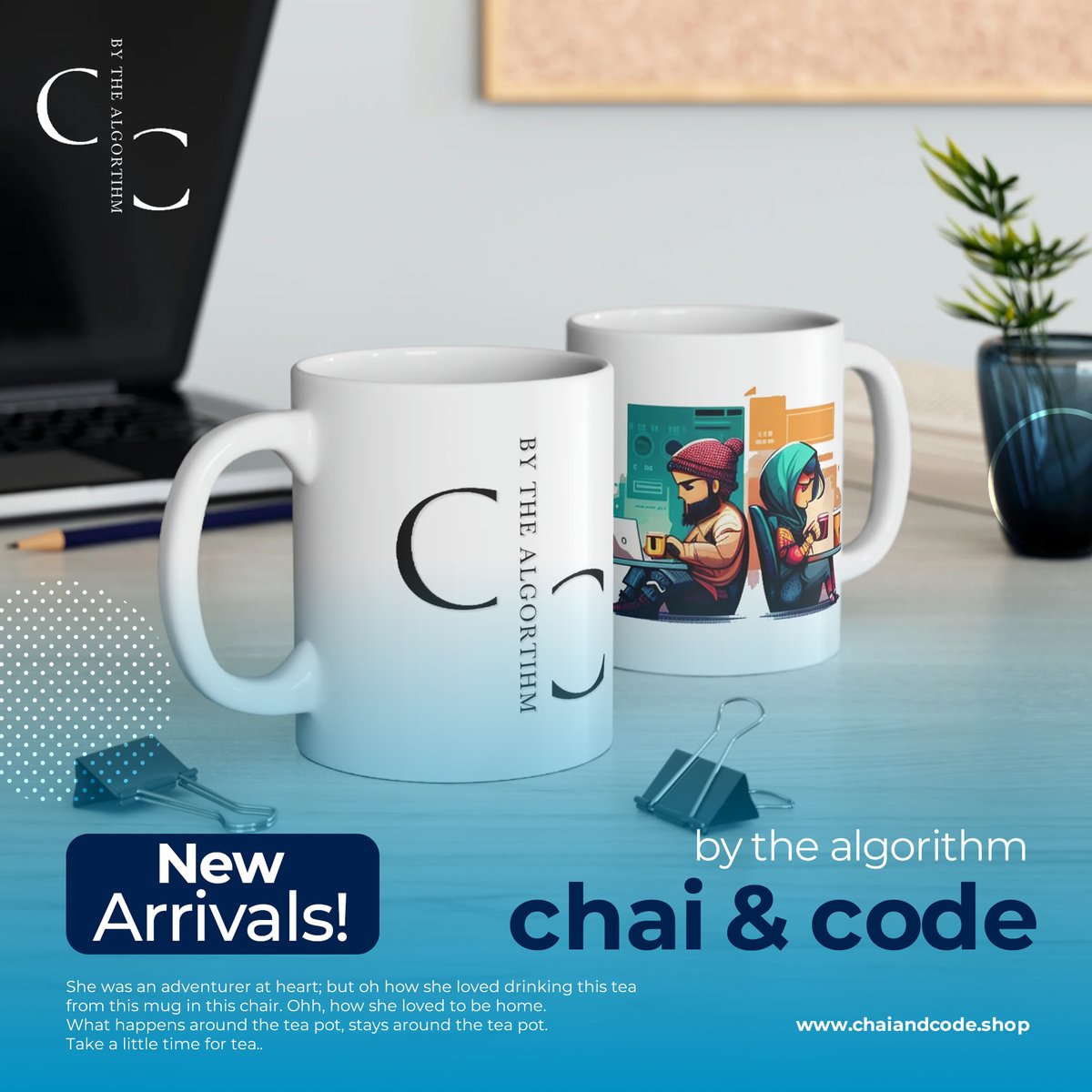ChaiAndCode's tweet photo. No matter where you are in the world, you are at home when tea is served.
Couple Goals Chai & Code Mug
Check out this Chai Inspired Long Sleeve! ☕☕☕
https://t.co/jdEKQCVEvw
#chaiandcode #bythealgorithm #couplelovers #chaiinspired #teainspired #couplegoals #partnergoal https://t.co/L6n70Udran