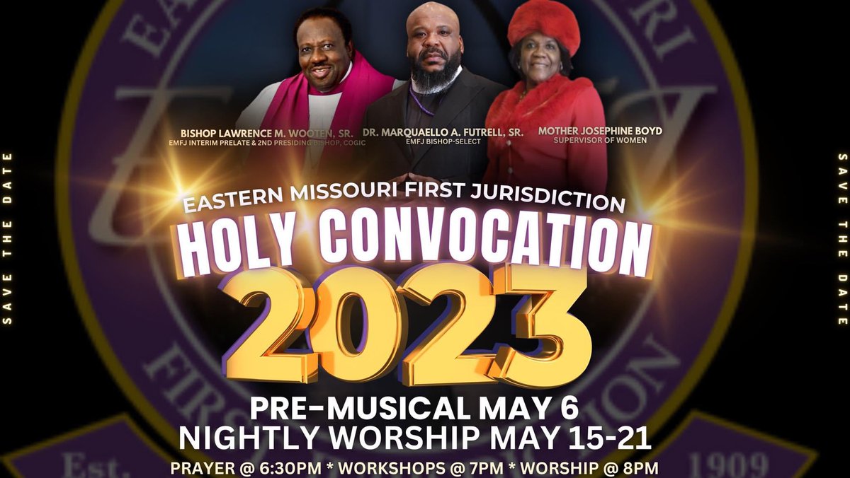 markaware's tweet photo. All speakers have been confirmed for our 2023 Jurisdictional Holy Convocation. Honored to serve! Speakers will be announced later next week!!
#greatlineup
#humbled
#holyconvocation2023
#FlyerUploading
#savethedates https://t.co/cfZ92H6qn1