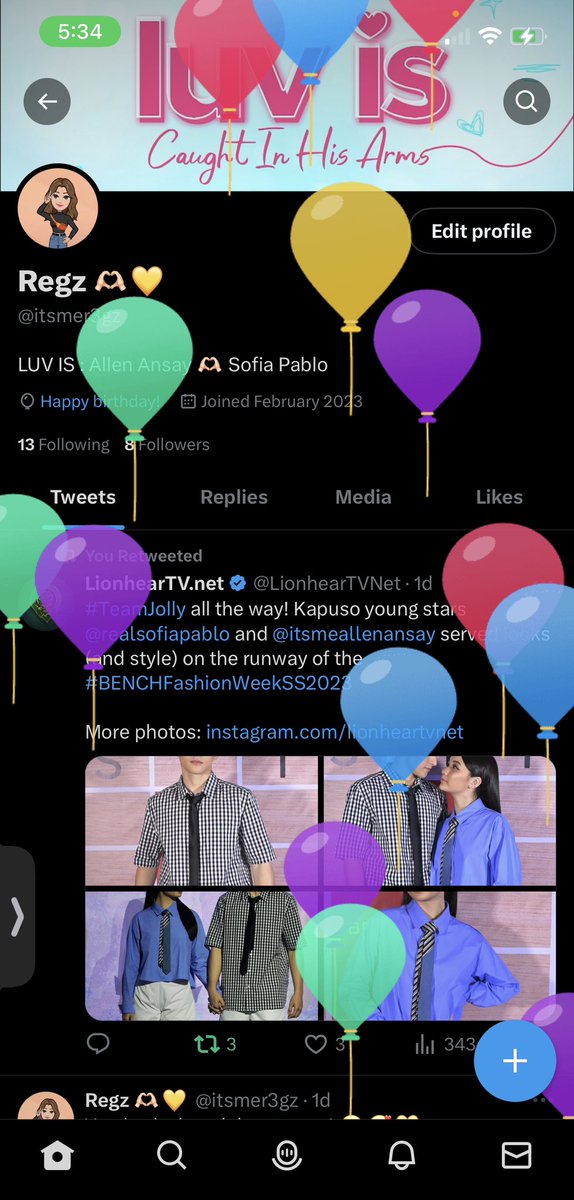itsmer3gz's tweet photo. Wow,may pa-balloon naman ang ibon! Thank you!☺️ https://t.co/OVseiQBfub