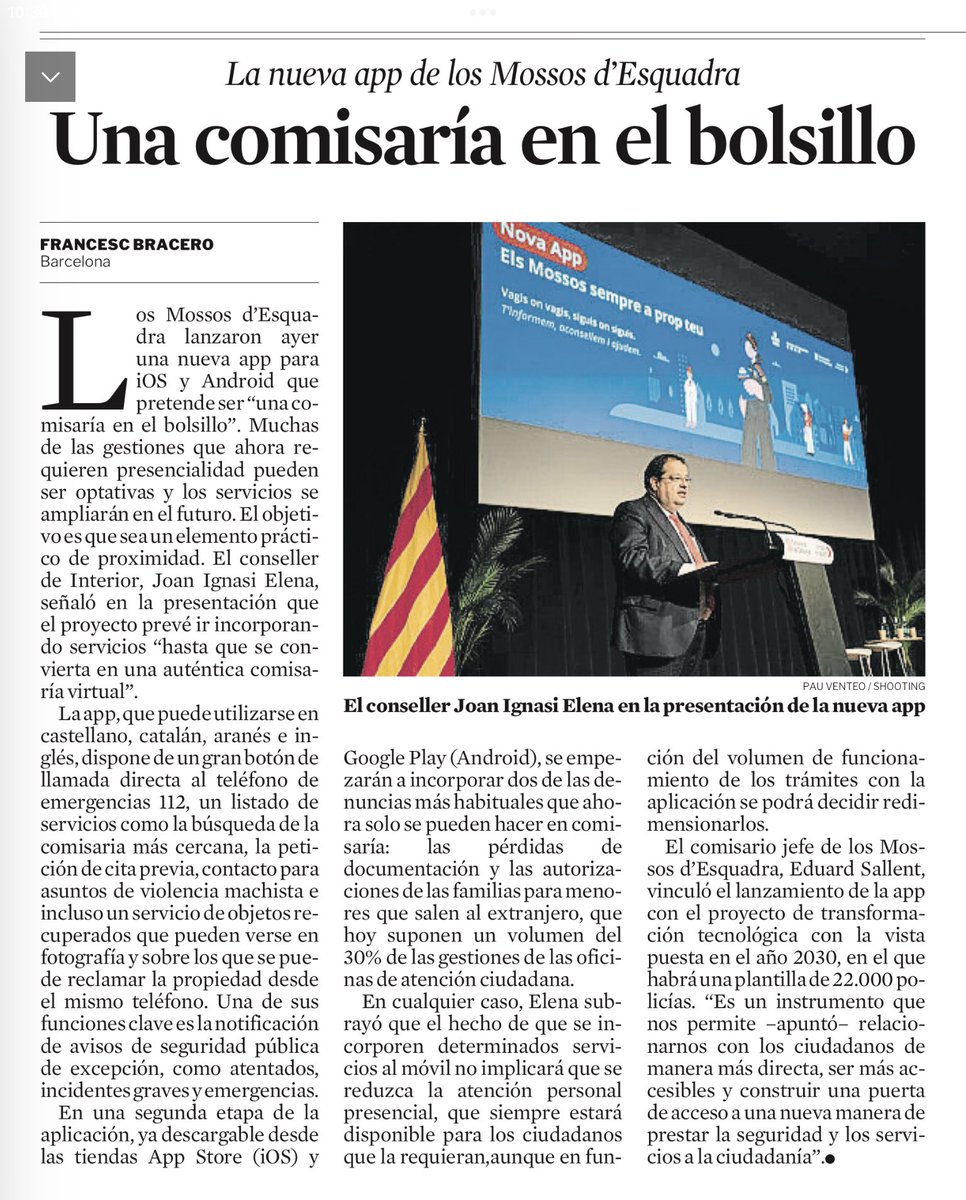 tamesfort's tweet photo. Nueva App IOS \ Android de ⁦@mossos⁩ https://t.co/FXLFRqWo1D