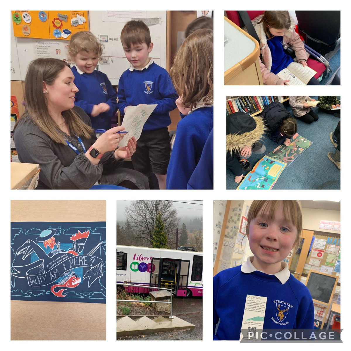 What a fantastic day of reading! A visit from author <a href="/Author_LindsayD/">Lindsay Daniels -Author</a> AND the library bus <a href="/StirlingLibs/">Stirling Libraries</a> #StrathyreReads