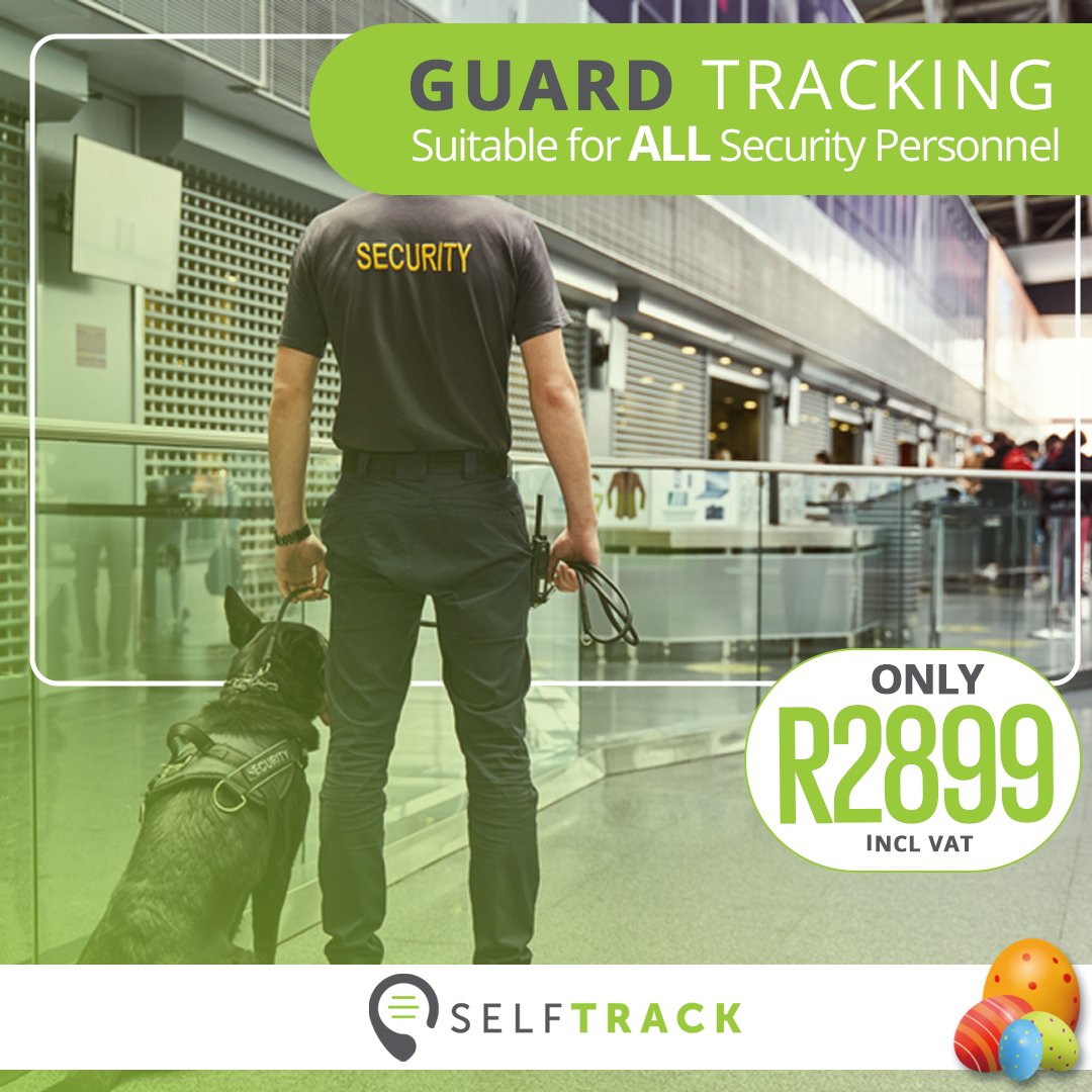 Get the #Selftrack Guard Tracking device (suitable for all types of personnel) for only R2899 once off for the hardware (includes charger) + R84 M2M subscription fee. Contact 012 460 1495 or WhatsApp to 071 604 6133 or email support@selftrack.co.za #gpstracking #SecurityGuard