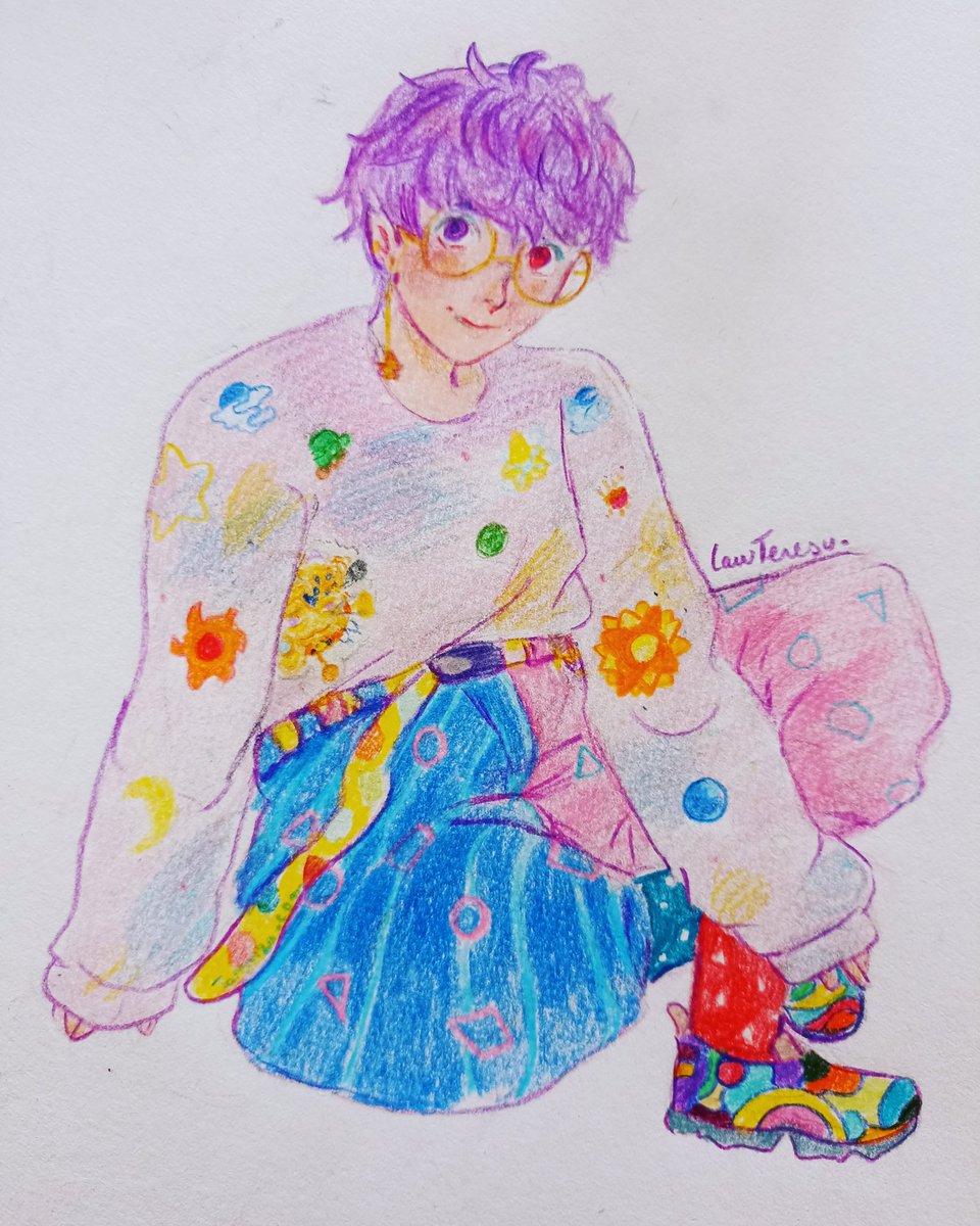 LawTeresu's tweet image. Happy birthday to my silly son , I love doing Marx in Gijinka , he is my favorite Kirby Character since the beginning 

#kssu #marx #kirby #gijinka