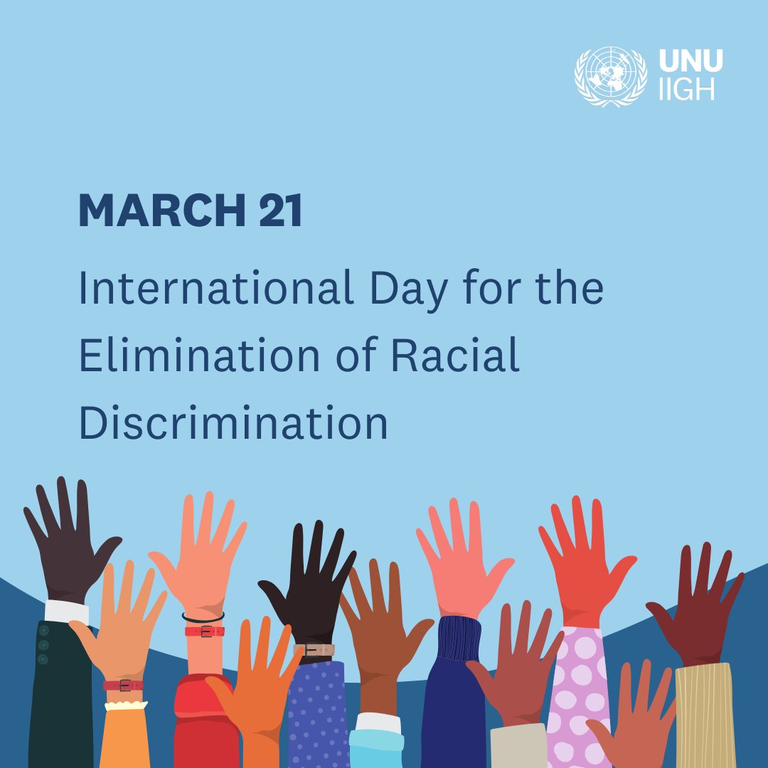 Today, the International Day for Elimination of Racial Discrimination #IDERD, marks the 75th anniversary of the #UDHR enhancing human rights. 

Ensuring anti-racism in #globalhealth is core to the realization of the right to health.

#FightRacism