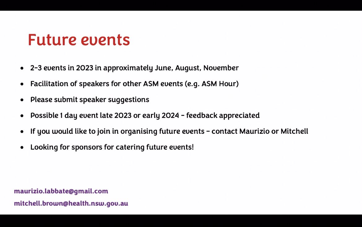 HKNVee's tweet photo. The @ASM_NSWACT @AUSSOCMIC Clinical Microbiology and Diagnostics SIG HAS OFFICIALLY LAUNCHED!

Their first event has just kicked off! If you’re interested in joining, pls contact the convenors, Maurizio Labbate (@mlabbate75) and Mitchell Brown. https://t.co/2bstL4kXFo