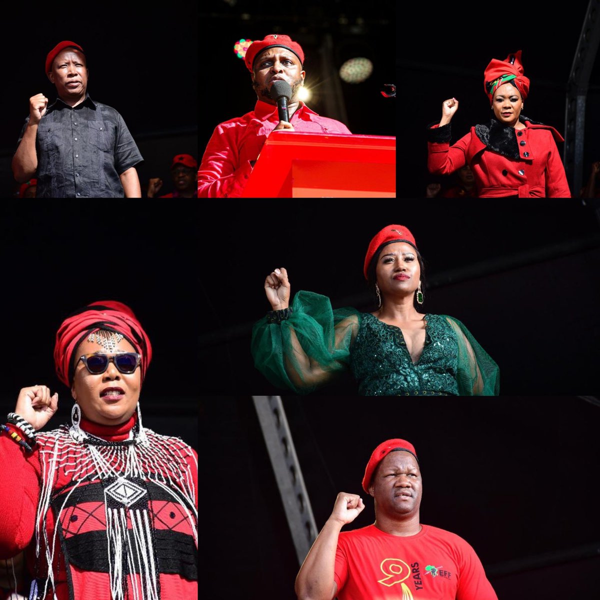 Thank you to the EFF for the successful peaceful protest, as per usual you delivered. To every individual & other organizations that joined thank you. Unity was what we saw today, to the EFF leadership, may the spirit of mama Winnie be with you all ✊🏽
#ShutdownSA #RamaphosaMustGo