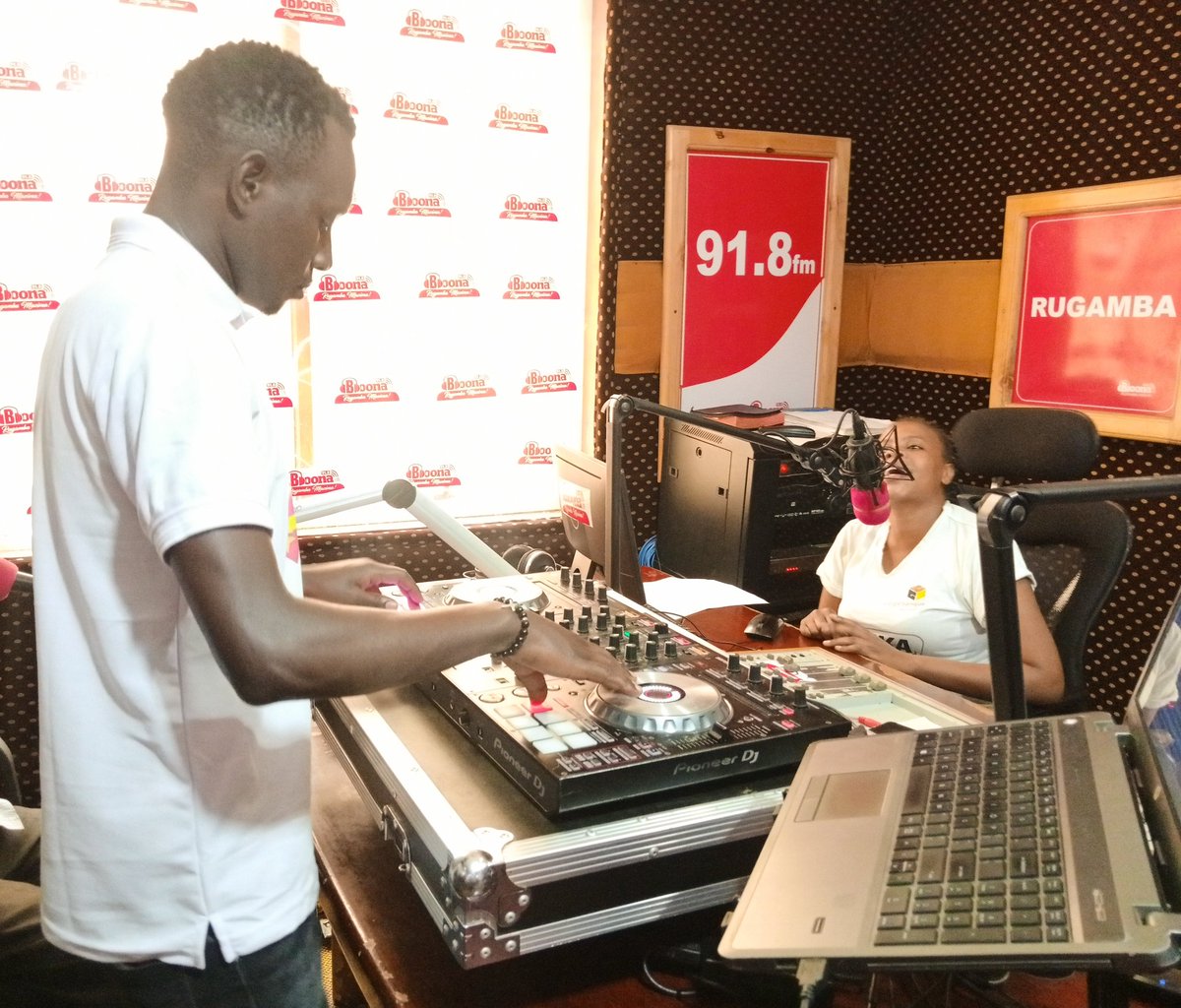 Now on Air: #TabaguzaShow with @EchebeiUg and @DjEddiePro from 10am-2pm. Stream live: boonafm.com Remember, #BoonaBajjaguze promotion is still going on. Just dial *238# & select option 9(Boona) to stand a chance to win up-to UgX250k.