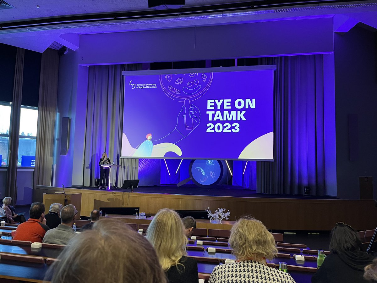 JaumeAmetller1's tweet photo. The first day of the Eye on TAMK has s started! #EduSTA #eyeonTAMK https://t.co/xZWjGjBi9Y
