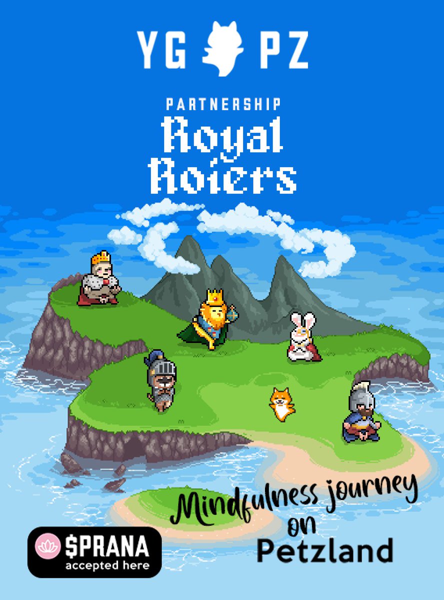 well3official's tweet photo. YogaPetz 🧘❤️ 👑 Royal Roiers
#YGPZPartnership🌈

Welcome all the @RoyalRoiers boarding our #Petzland! The way all Roiers are tied together make them a perfect fit for our ecosystem, excited for their mint!

Join us on the mindfulness journey to balance and happiness #YGPZ !waao https://t.co/psgbxvqjnc
