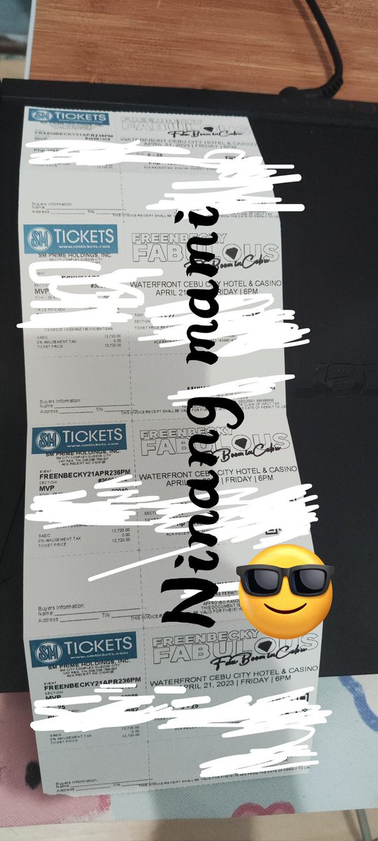 Grateful for friends who ditched work to secure our tickets today 😭 Ily guys @raresrcha @lovebeccca <a href="/mcvp014/">TiNs👛| Ninang Mami 👡</a> 💋

#FreenBeckyFanBoomCEBU
#beckysangels #srchafreen
