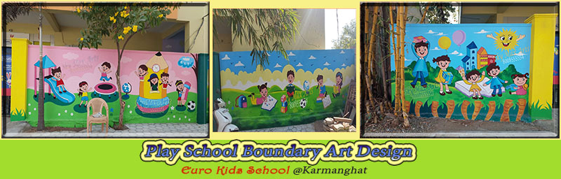 SKYMAXARTS1's tweet photo. Play School Boundary Art Design in Eurokids School at Karmanghat 
#playschoolboundaryartdesign 
#playschool3dwallartdesign 
#boundarywallartpaintins 
#artforkidswallpainting 
#schoolwallart #paintingideas 
#wallpaintings #schoolpainting 
#primaryschool #frontwall #paintingwall. https://t.co/UIjkBIanNP