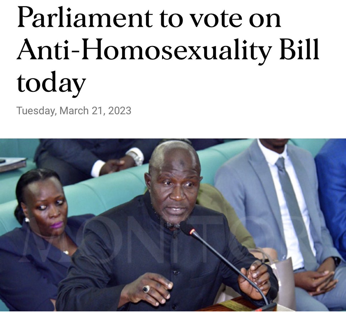 EricNdawulaGrif's tweet image. Today's events in Parliament are not just immoral, but a complete assault on humanity. It's frightening that our MPs' judgment is clouded by hate &amp;amp; homophobia. Who benefits from this draconian law? It's a question they'll likely never answer. #AntiHomosexualityBill2023 Draconian