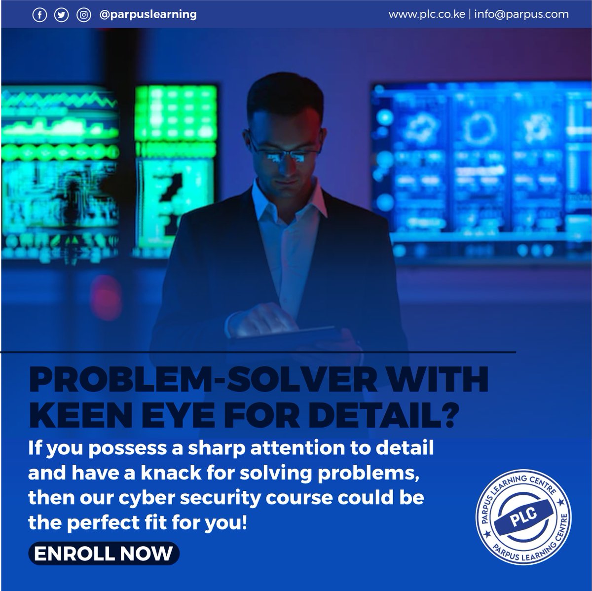 parpuslearning's tweet image. 🔒 Protecting digital assets is more critical now than ever before! Our cyber security course is perfect for you if you have sharp attention to detail and enjoy solving problems. Enroll today to become an expert.
#ParpusLearning #CyberSecurity #EnrollNow #ProtectYourDigitalAssets