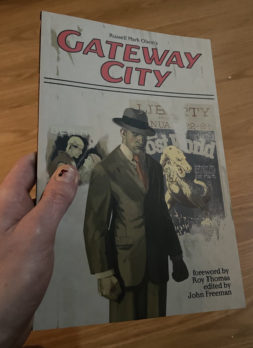 Very pleased! This came yesterday, but I was too sleepy to even pretend I could form a sentence #gatewaycity #supportindiecomics #creatorowned #russellmarkolsen #comiccreators #artistssuportartists