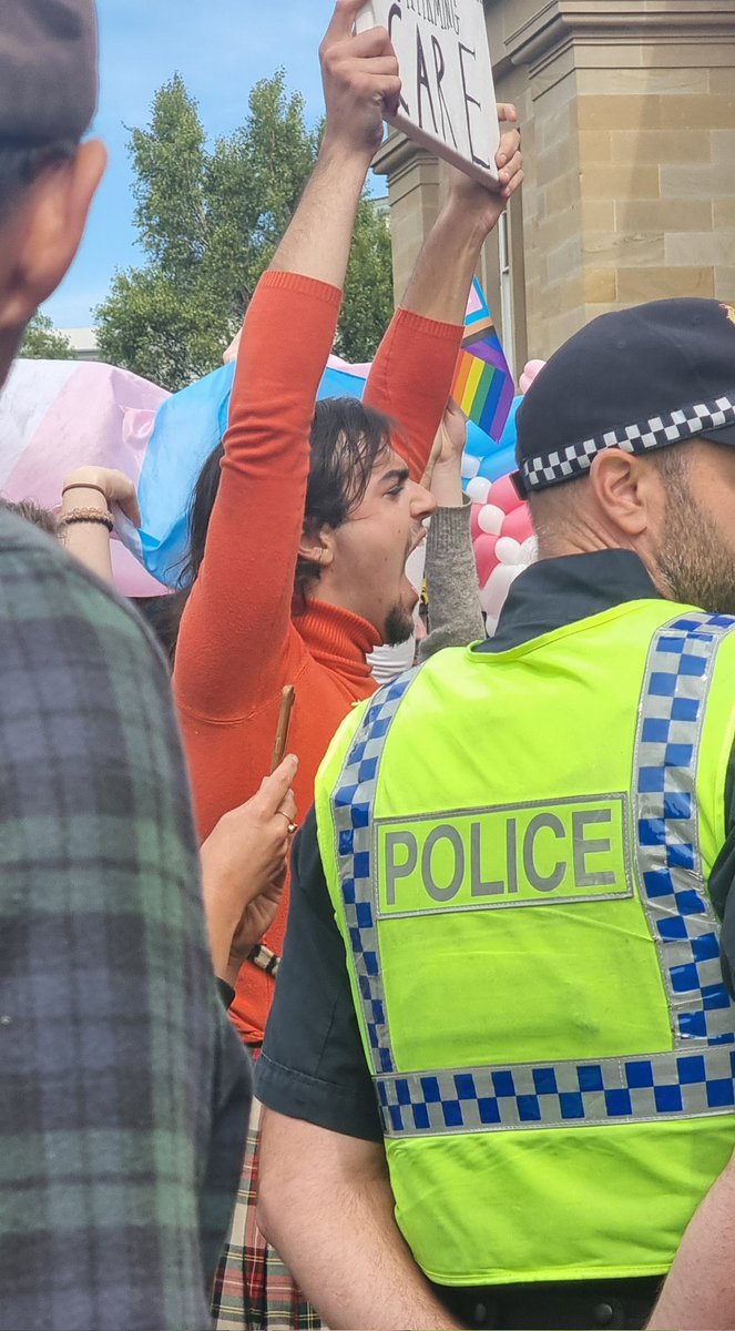 This was highly dangerous. Women were afraid, left in tears. Screaming, abuse, threats, name-calling and intimidation proved our point. Again, men pushed, physically cornered women. No maturity. No respect. <a href="/TasmanianGreens/">Tasmanian Greens</a> encouraged it. #LetWomenSpeak #politas