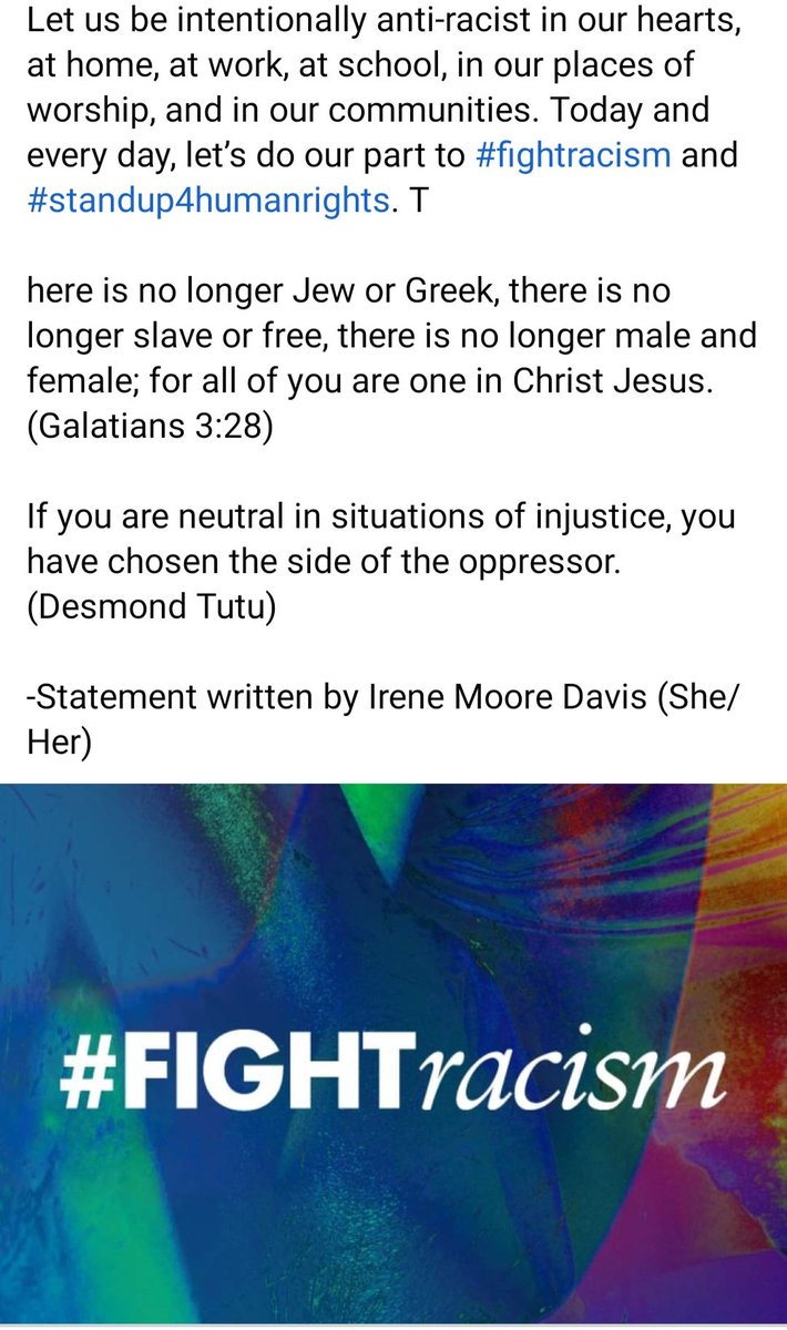 Please view our statement for the International Day for the Elimination of Racial Discrimination below.

Statement written by Irene Moore Davis (She/Her).