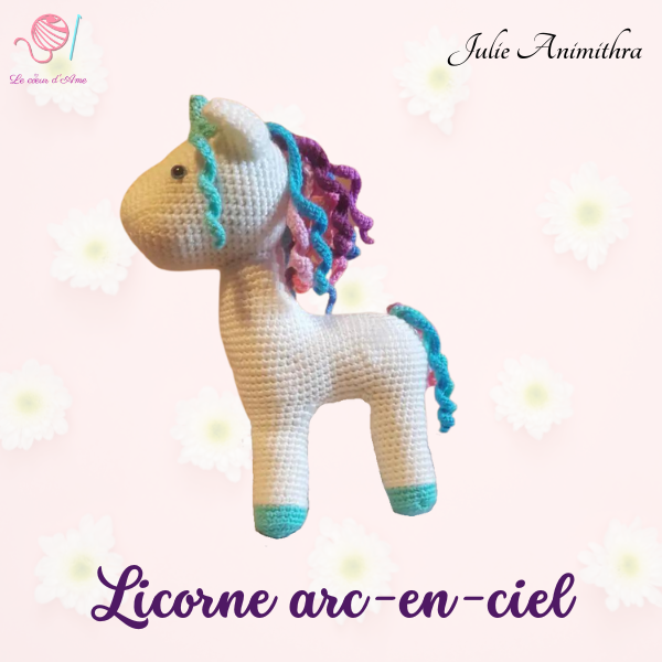 LeCoeurdAme's tweet photo. [#Crochet] Redécouvrir :  la Licorne Arc-en-Ciel par @JulieAnimithra  ! 🦄

https://t.co/kN0ZsdK0py https://t.co/KxGwOJKJYD