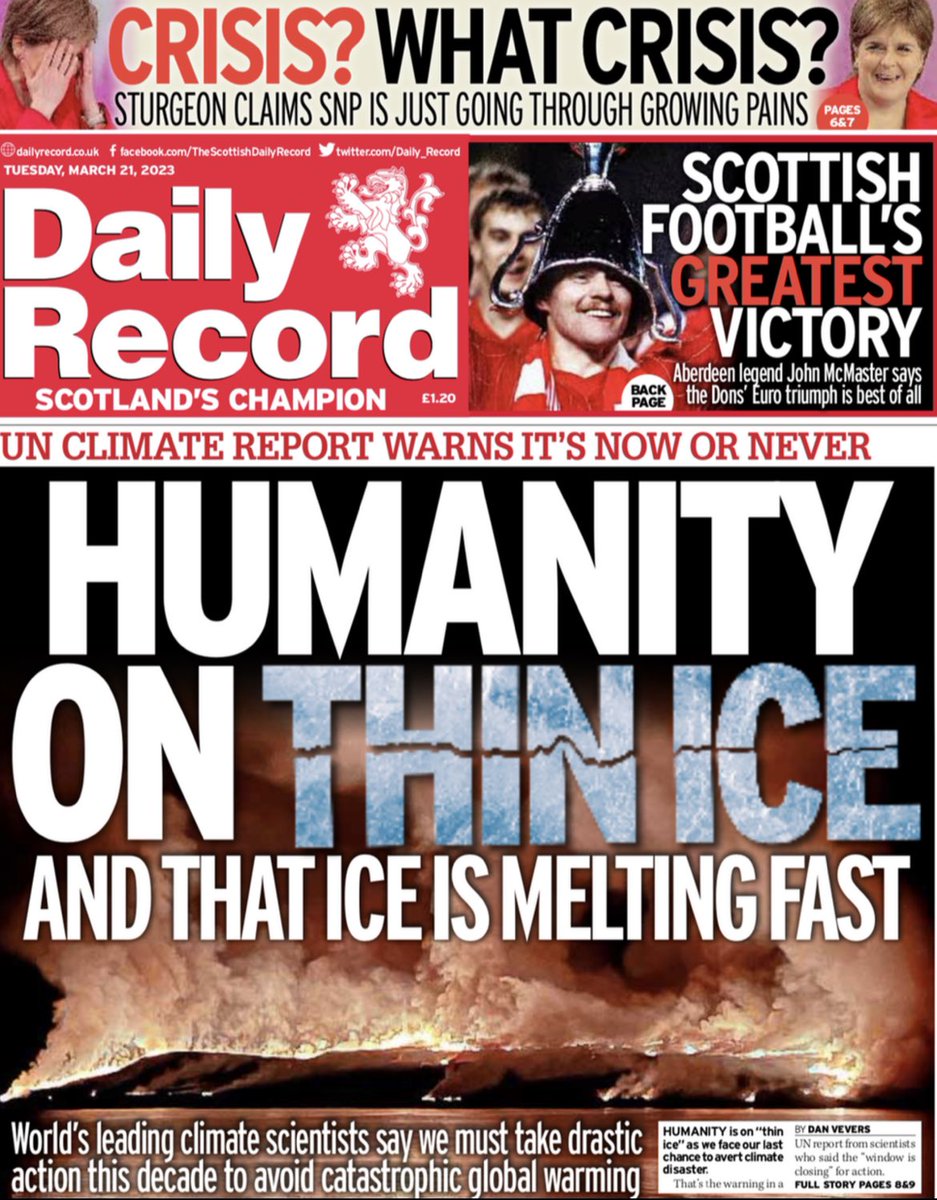 ElginHSGeog's tweet photo. @LeoHickman Meanwhile the @Daily_Record have been the only paper I’ve seen to give the story the main part of the front page https://t.co/VcN7RmEfIZ