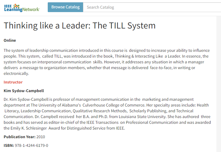 cybeleghanem's tweet photo. IEEE offers lots of e-Learning courses with your membership.
I personally love the course: "Thinking like a Leader: The TILL System"
TILL stands for: Thinking and Interacting Like a Leader.
This course trains you as a daily leader!
https://t.co/Fgdbb9Ol93

 #EducationatIEEE https://t.co/MkyxTsUWWC