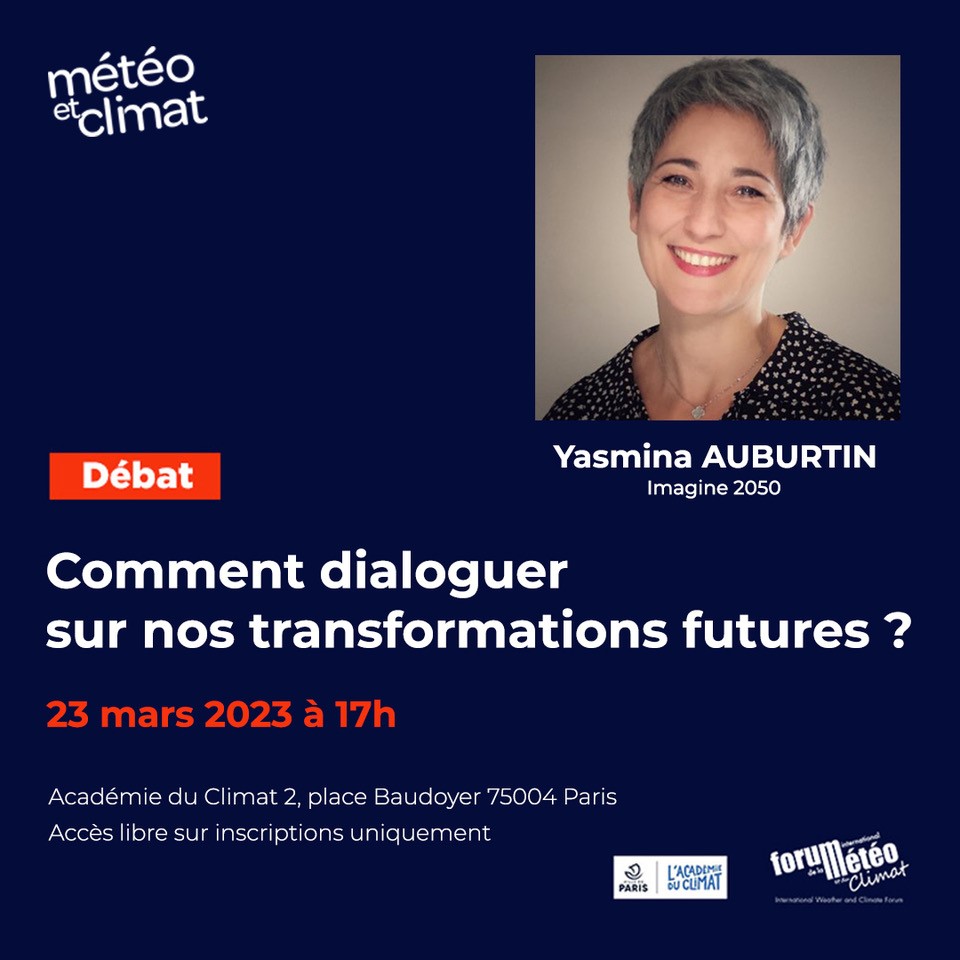 Forumeteoclimat's tweet photo. 🗣 avec @YasminaAuburtin, consultante éditorial d'@Imagine2050_ qui nous évoquera comment aider cinéastes, écrivains et publicitaires à inclure la sobriété dans leurs créations.
#communication #recits #media #film #documentaire @LaurentEsposito
🧵 https://t.co/aBeI6SaKZc