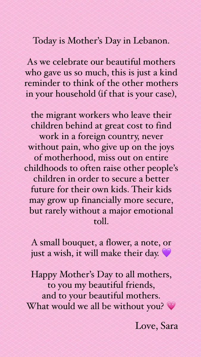 Happy Mother’s Day to all mothers. What would we all be without you? 💗